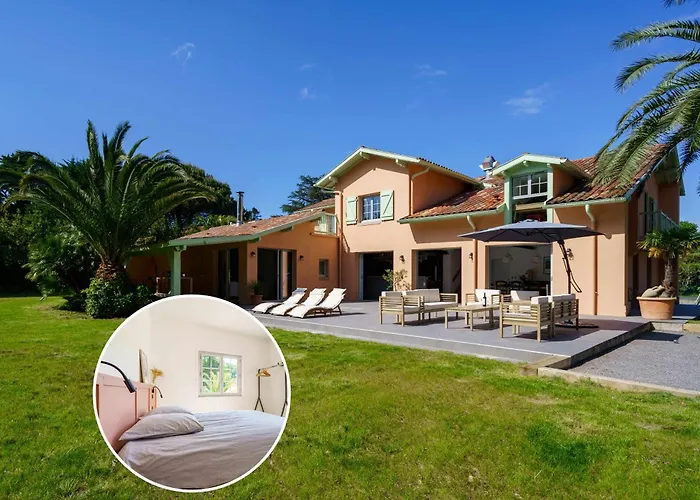 Familiale à Biarritz, Parc Privé, Pelote Basque&boulodrome 4* Biarritz